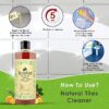 Sacred Earth tiles cleaner - How to use picture