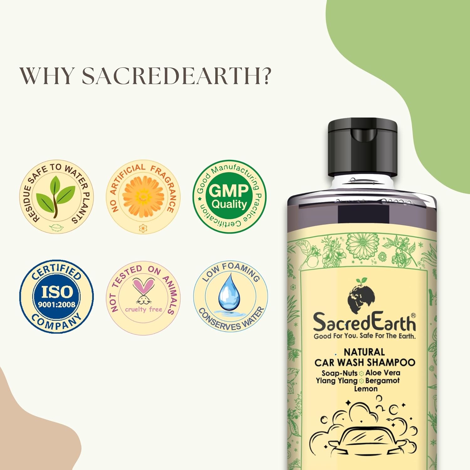 Natural Car wash shampoo certifications