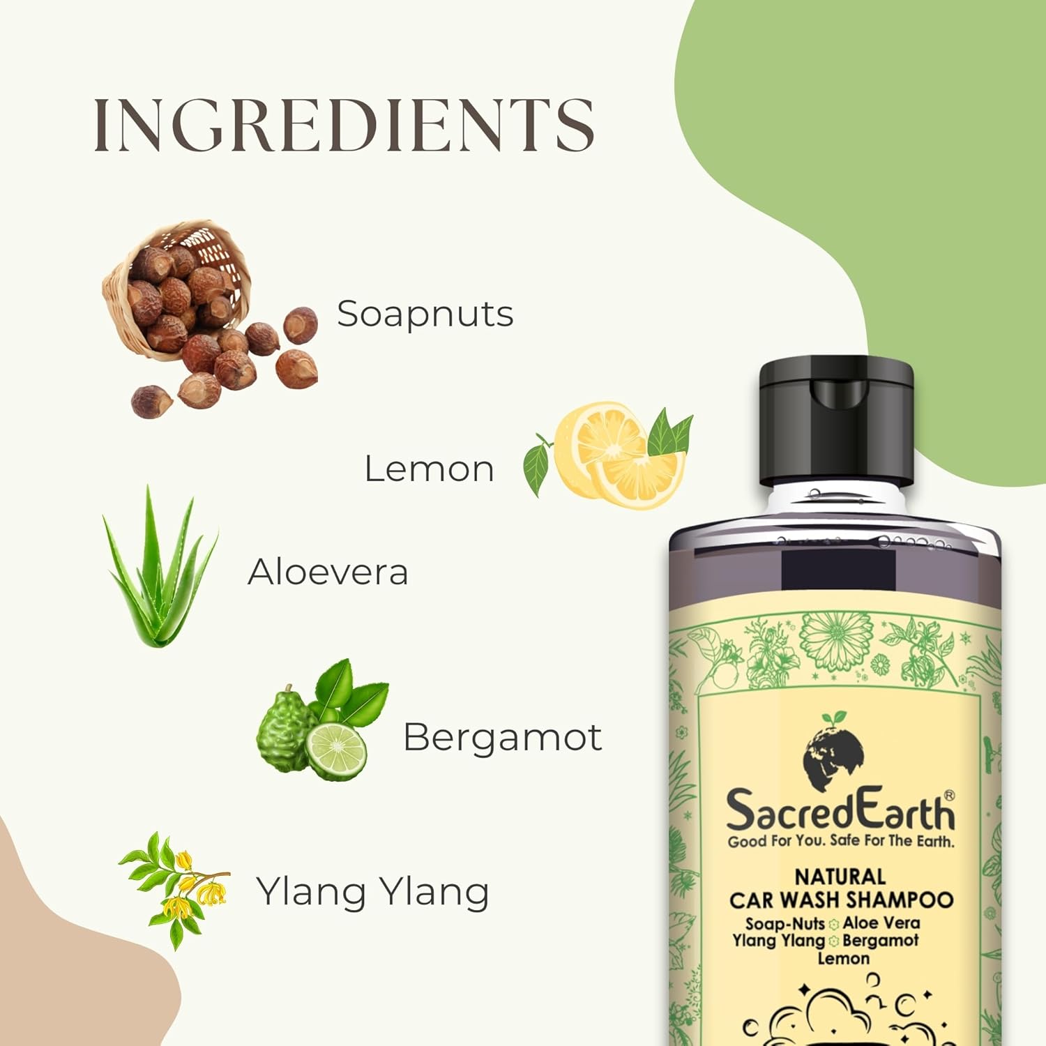 Natural Car wash shampoo ingredients