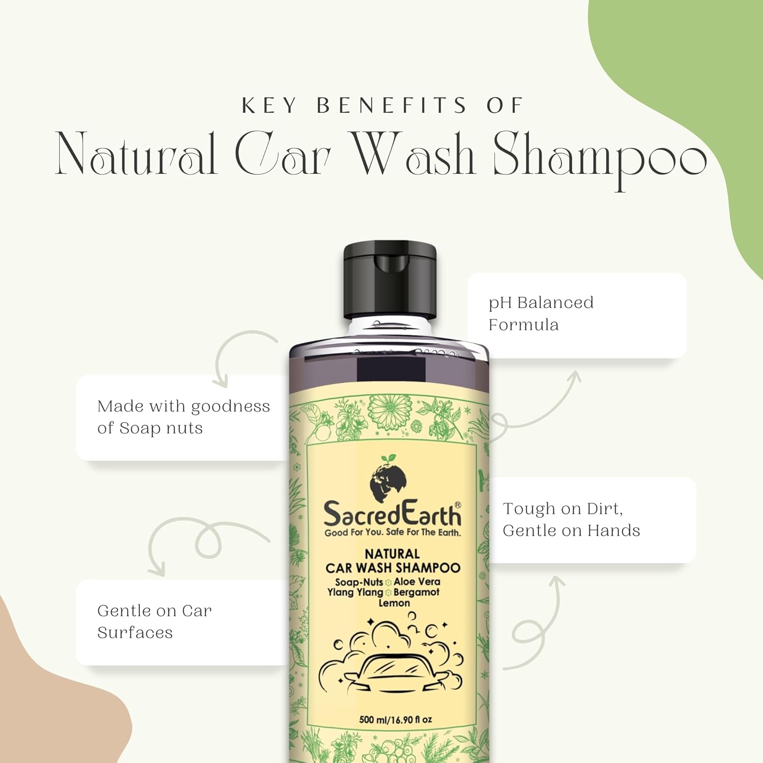 benefits of using Natural Car wash shampoo